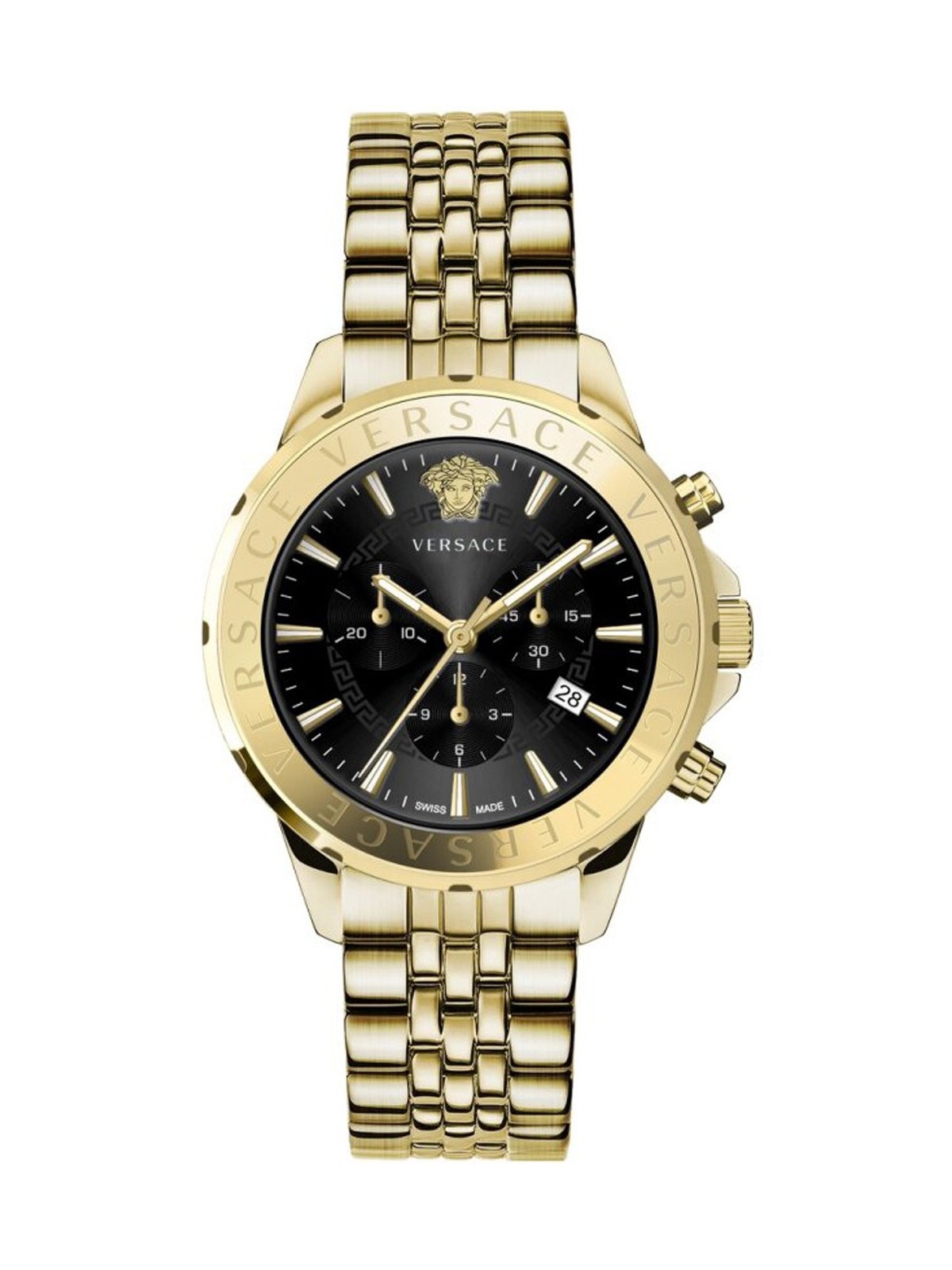 orologio uomo Versace VEV602123 Signature Chronograph Mens Watch 44mm 5ATM