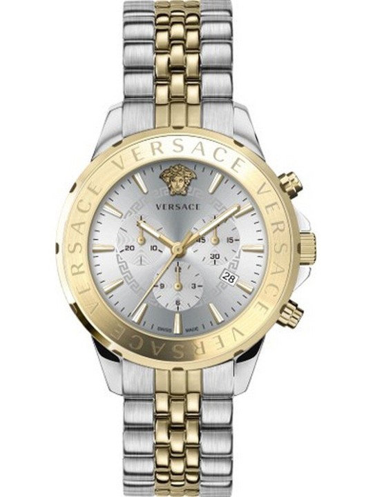 orologio uomo Versace VEV601623 Signature Chronograph Mens Watch 44mm 5ATM