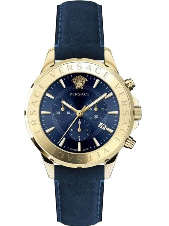 orologio uomo Versace VEV601423 Signature Chronograph Mens Watch 44mm 5ATM