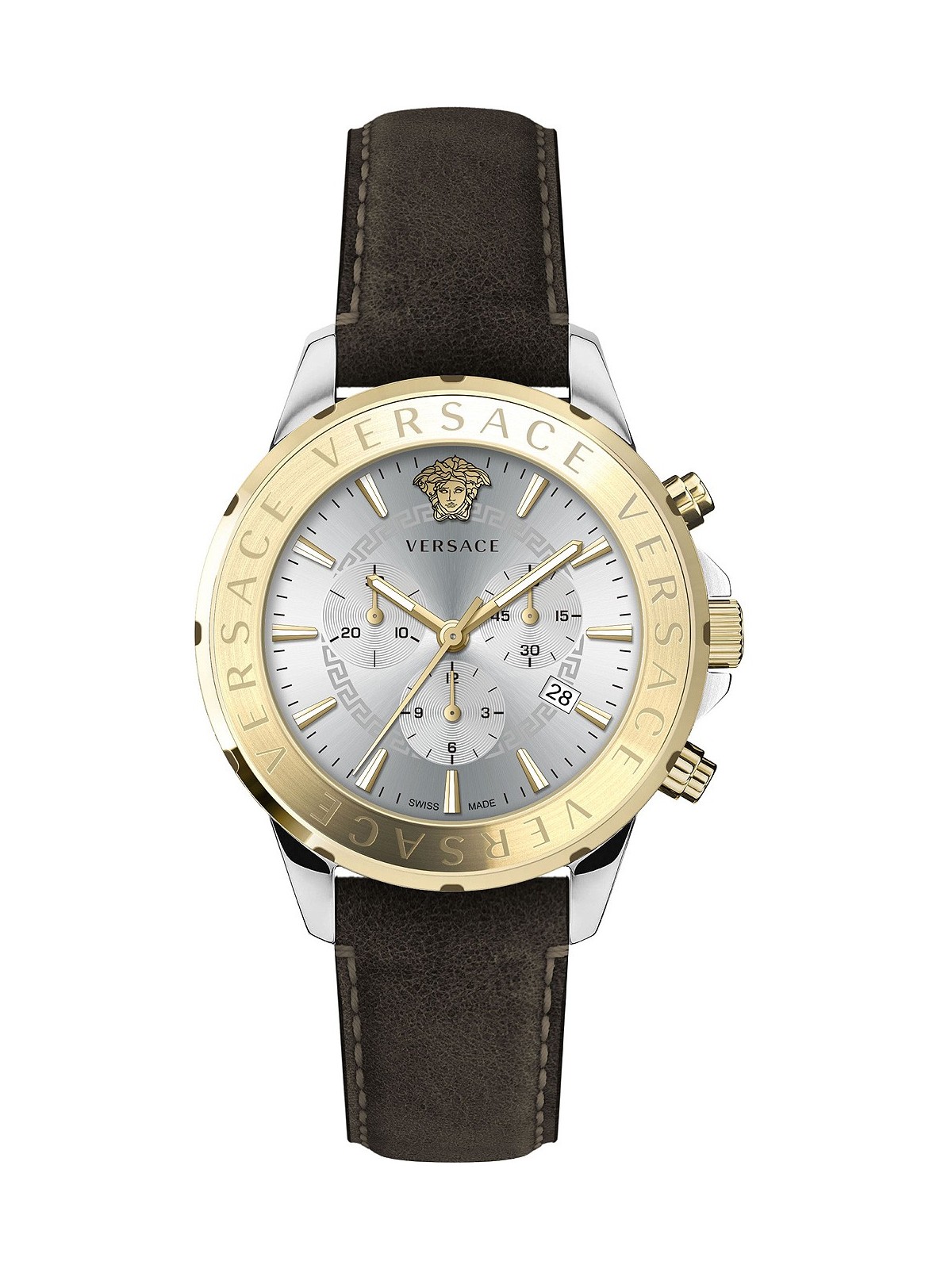 orologio uomo Versace VEV601323 Signature Chronograph Mens Watch 44mm 5ATM