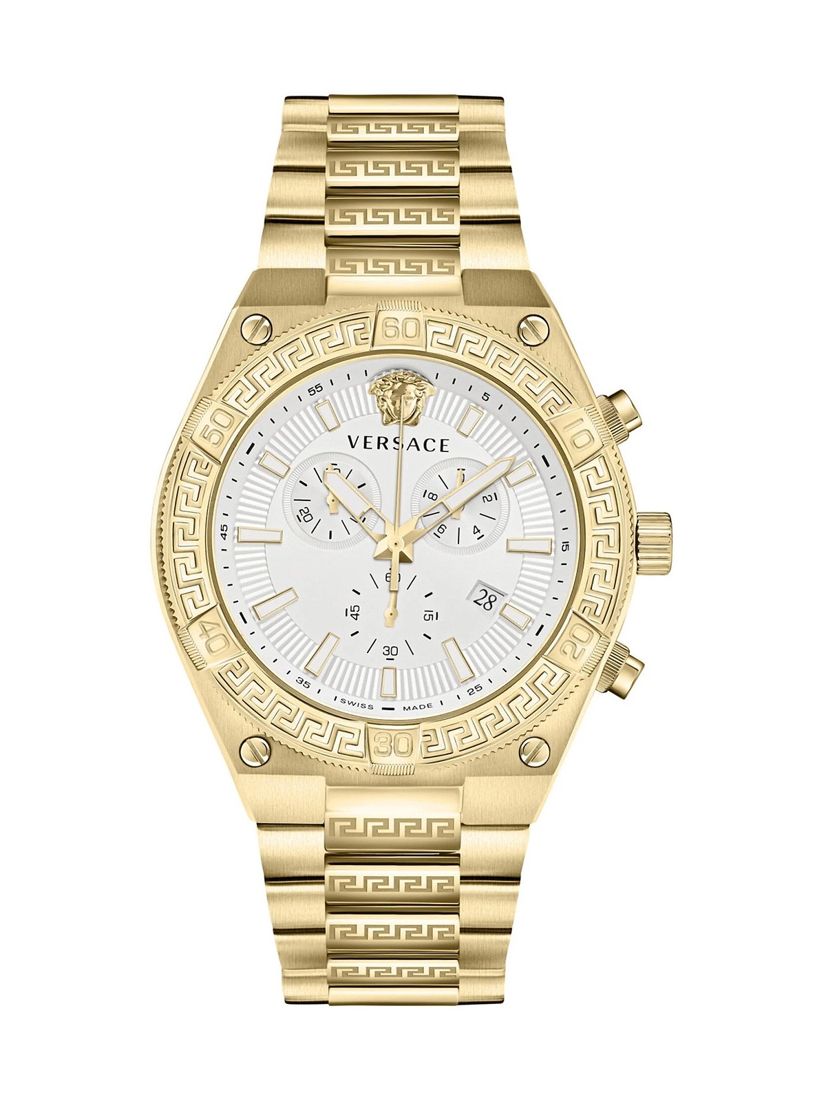 orologio uomo Versace VESO00822 Greca Sporty Chronograph Mens Watch 46mm 5ATM