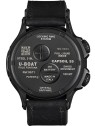 orologio uomo U-Boat 9671 Capsoil Doppiotempo DLC GMT Mens Watch 55mm 10ATM