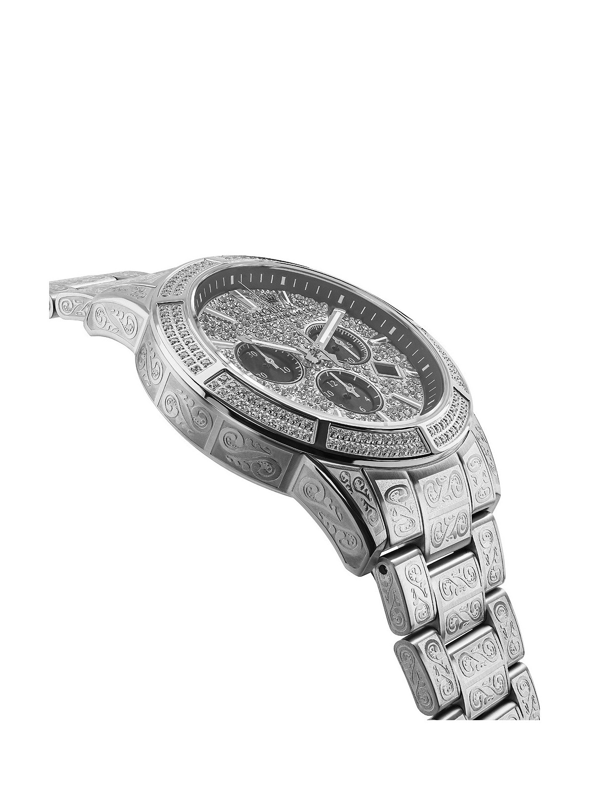 orologio uomo Louis XVI LXVI1127 Majeste Iced Out Chronograph Mens Watch 43mm 5ATM