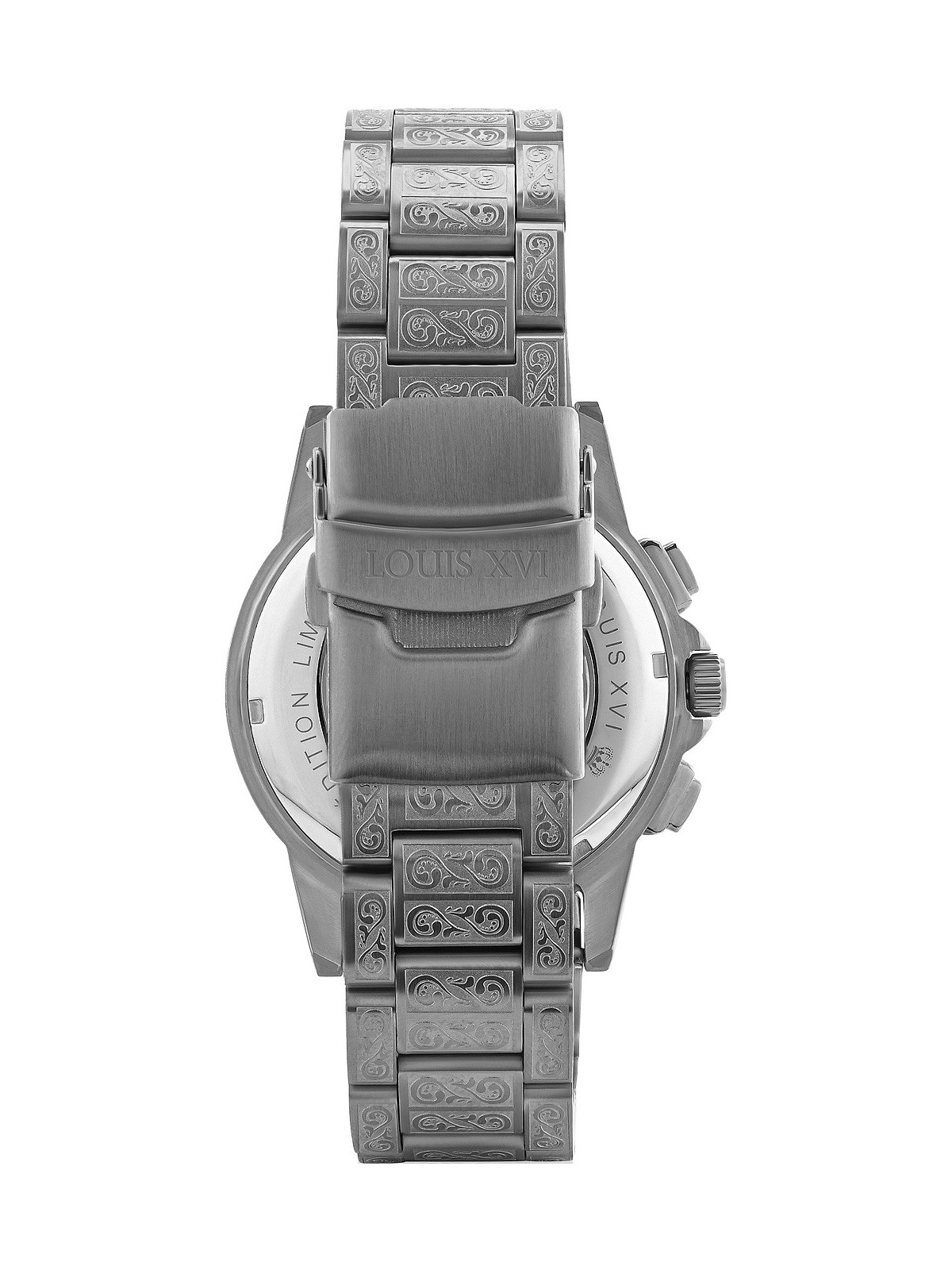 orologio uomo Louis XVI LXVI1127 Majeste Iced Out Chronograph Mens Watch 43mm 5ATM