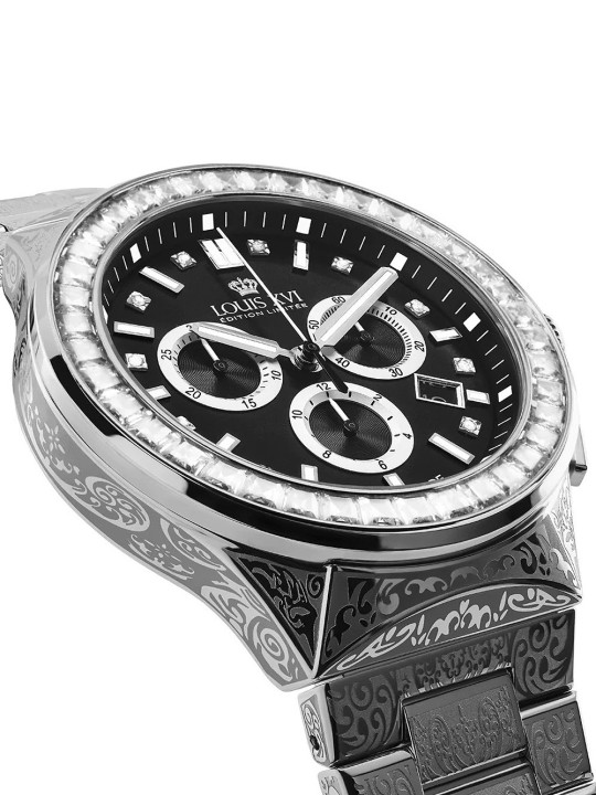 orologio uomo Louis XVI LXVI1217 Le Monarque Royale Chronograph Mens Watch 42mm 10ATM