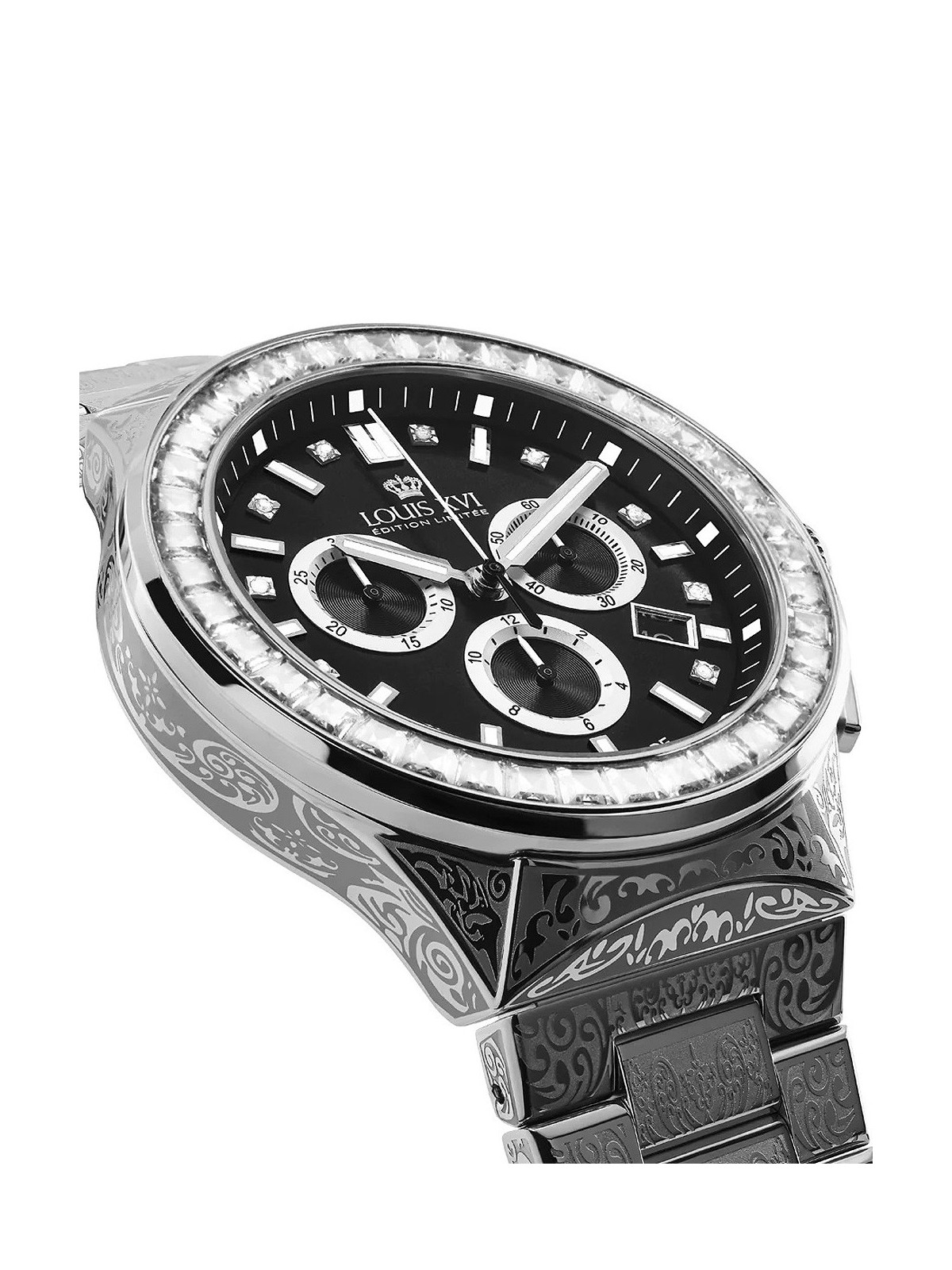 orologio uomo Louis XVI LXVI1217 Le Monarque Royale Chronograph Mens Watch 42mm 10ATM