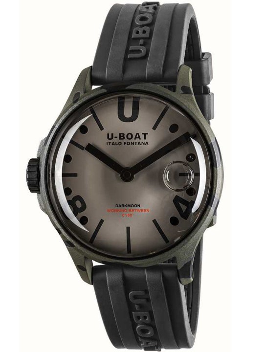 orologio uomo U-Boat 9551 Darkmoon Grey Camouflage Mens Watch 40mm 5ATM