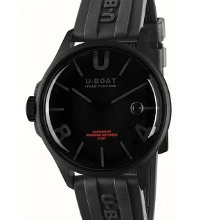 orologio uomo U-Boat 9545 Darkmoon Black PVD Mens Watch 40mm 5ATM