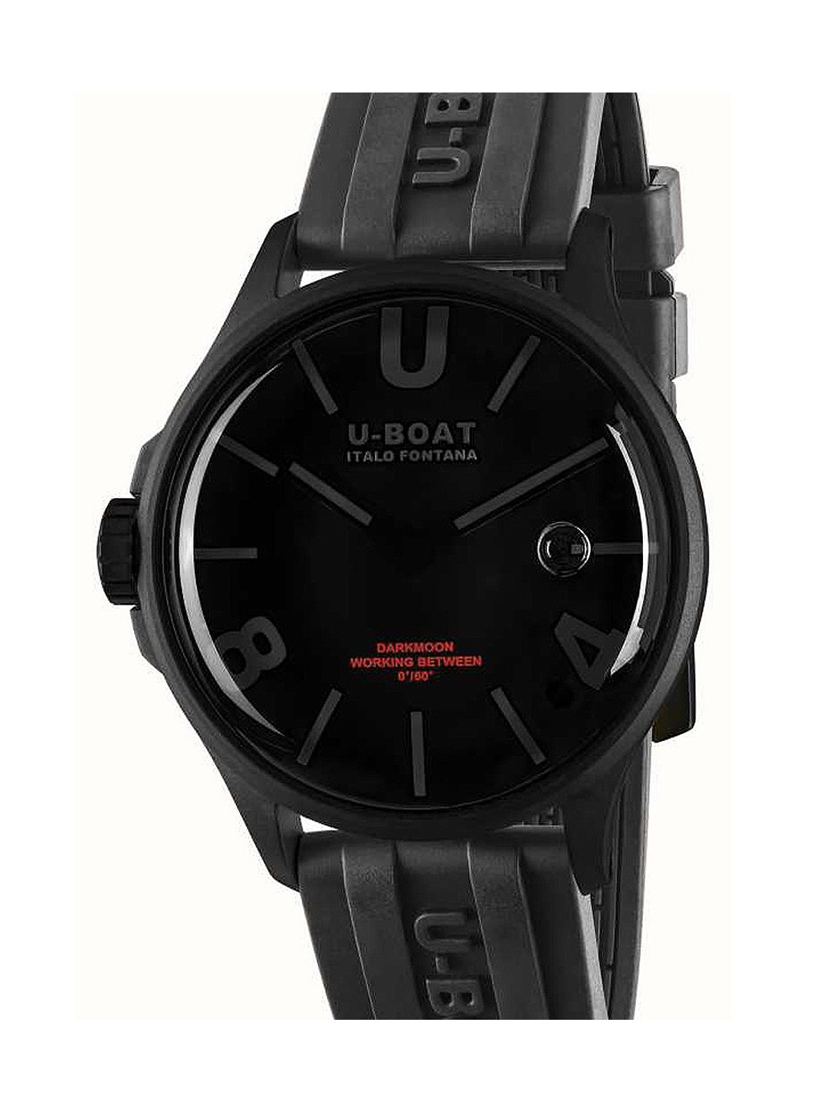 orologio uomo U-Boat 9545 Darkmoon Black PVD Mens Watch 40mm 5ATM