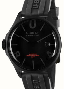 orologio uomo U-Boat 9544 Darkmoon Black PVD Mens Watch 44mm 5ATM