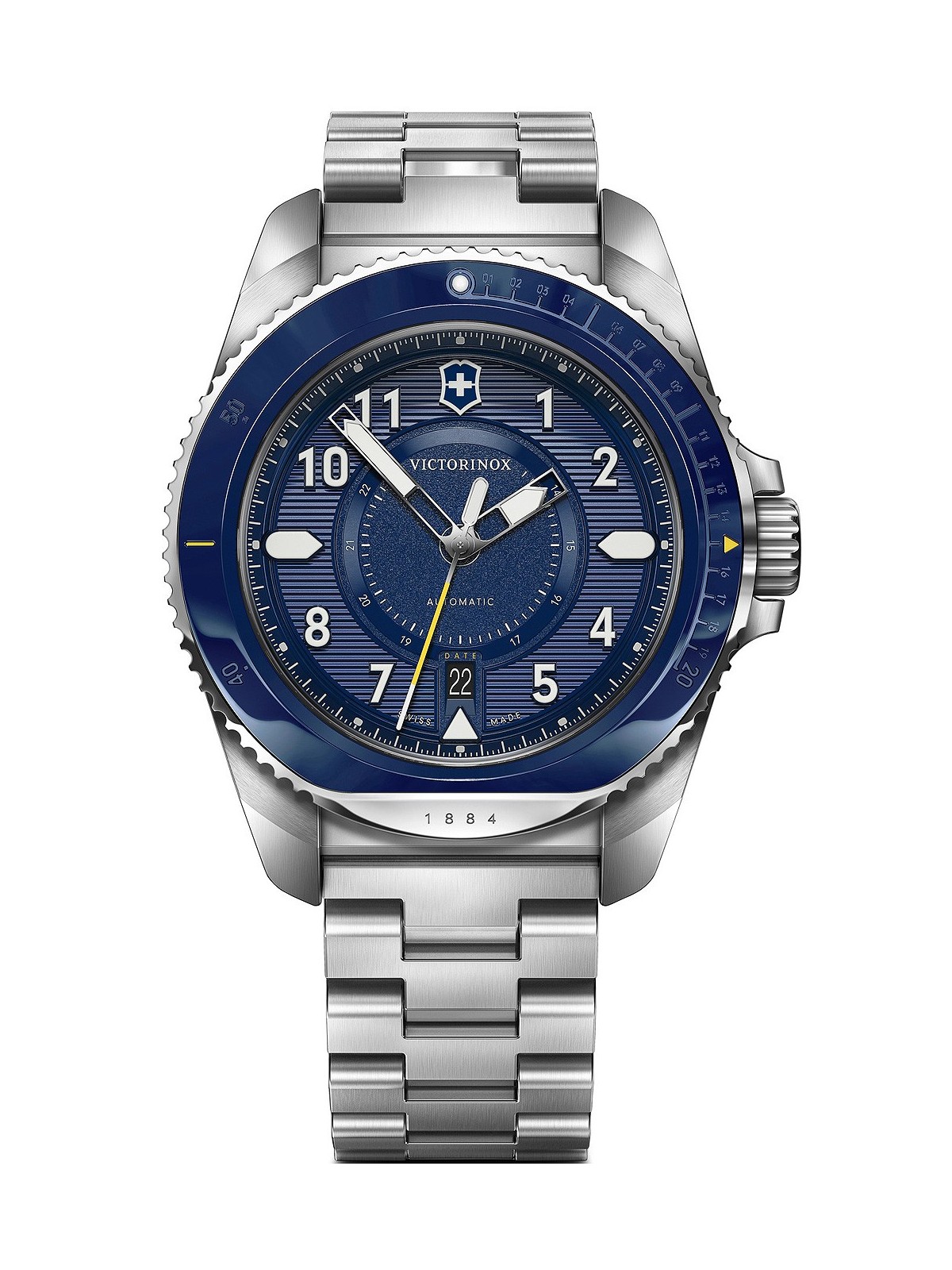 orologio uomo Victorinox 242010 Journey 1884 Automatic Mens Watch 43mm 20ATM