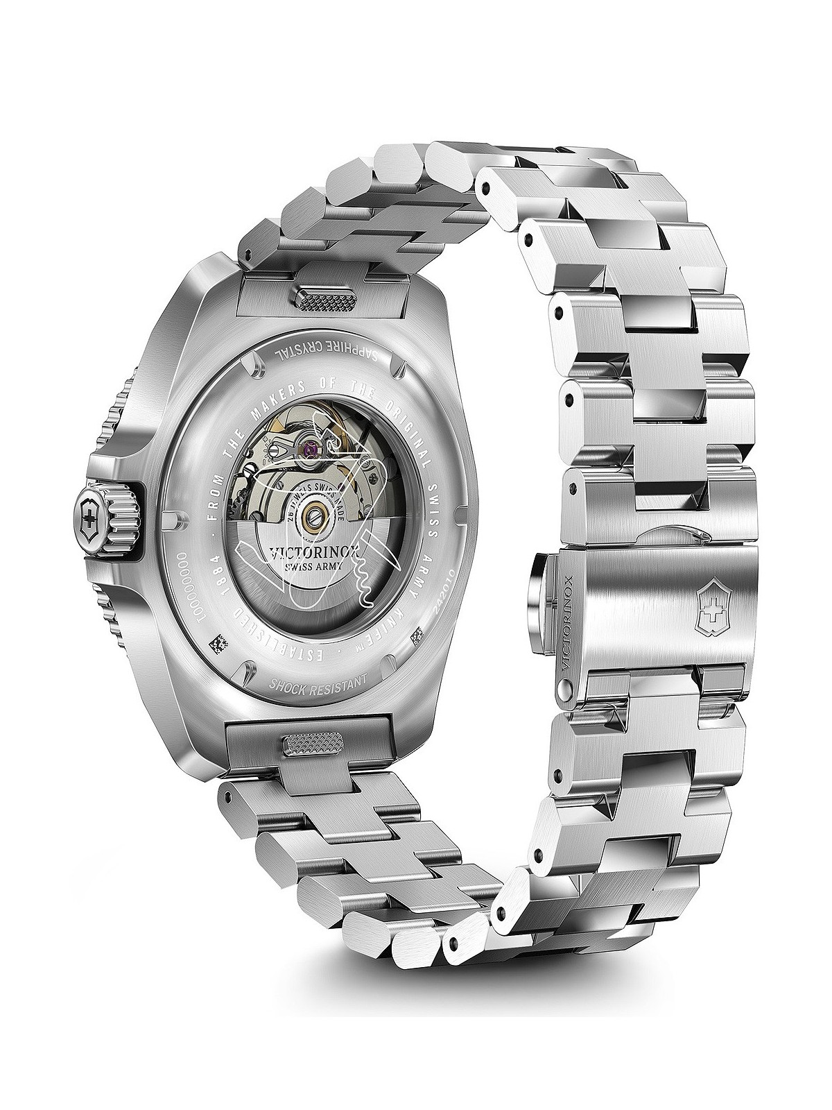 orologio uomo Victorinox 242010 Journey 1884 Automatic Mens Watch 43mm 20ATM