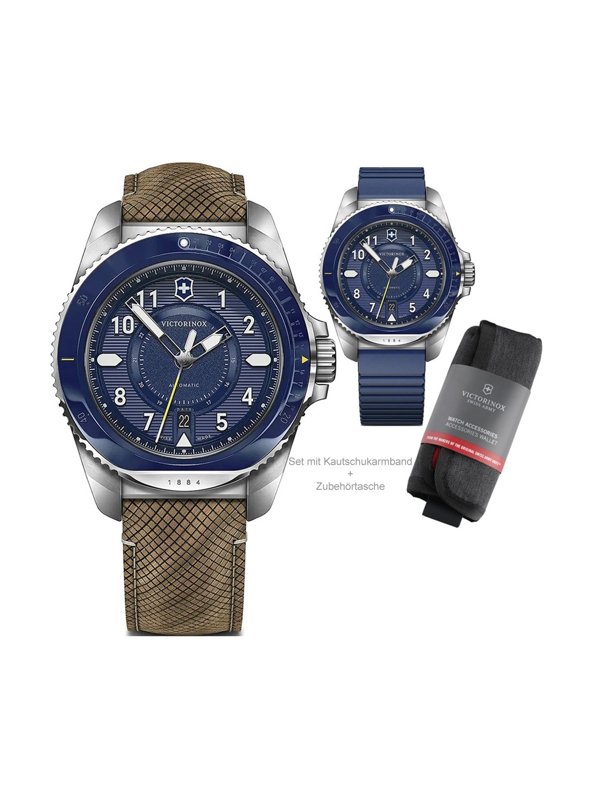 orologio uomo Victorinox 241980.1 Journey 1884 Automatic Mens Watch 43mm 20ATM