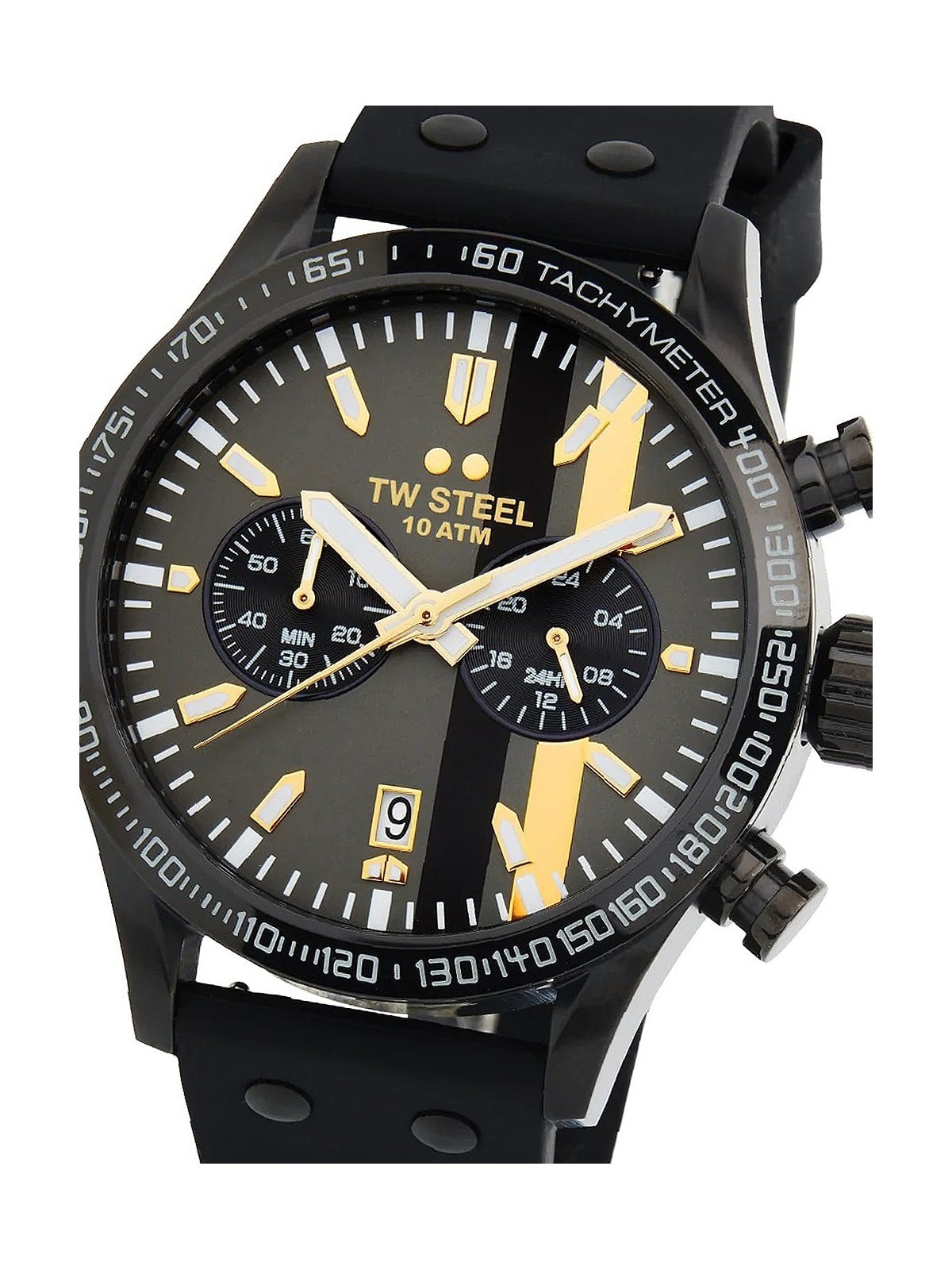 orologio uomo TW-Steel VS122 Volante Sport Chronograph Mens Watch 45mm 10ATM