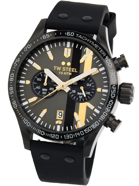 orologio uomo TW-Steel VS122 Volante Sport Chronograph Mens Watch 45mm 10ATM