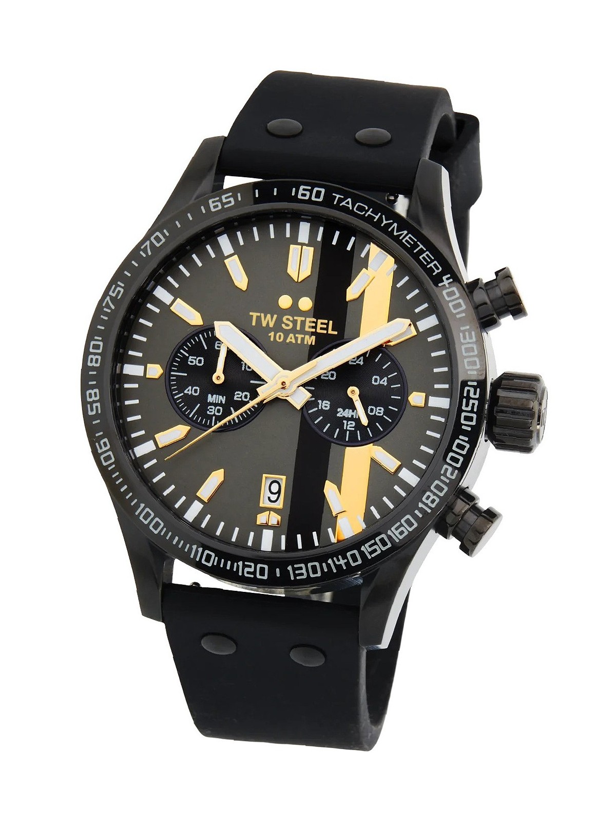 orologio uomo TW-Steel VS122 Volante Sport Chronograph Mens Watch 45mm 10ATM