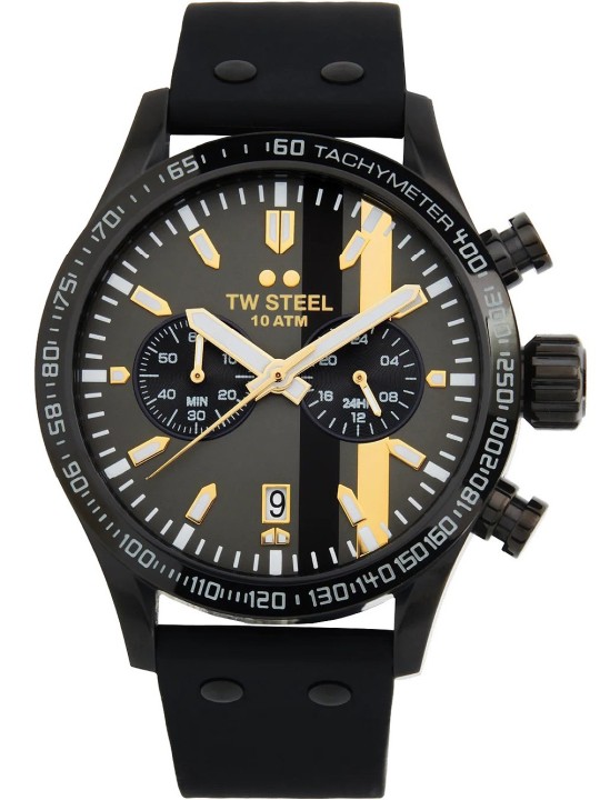 orologio uomo TW-Steel VS122 Volante Sport Chronograph Mens Watch 45mm 10ATM