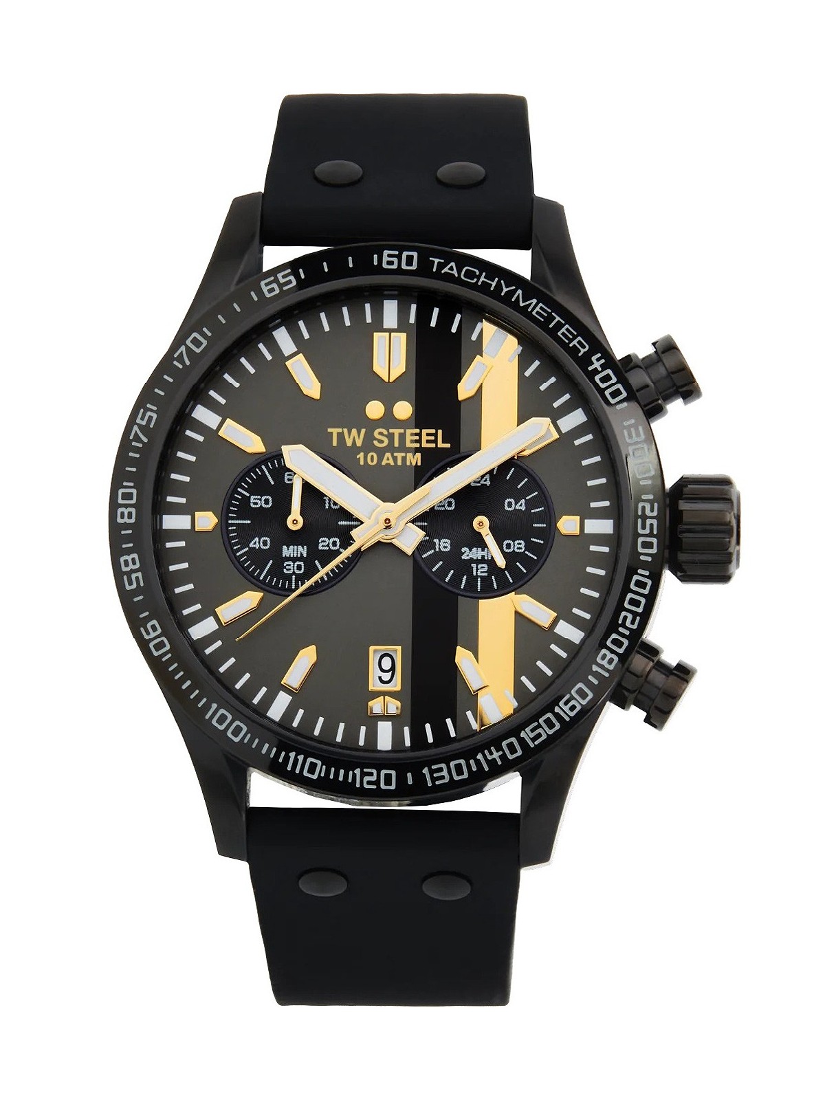 orologio uomo TW-Steel VS122 Volante Sport Chronograph Mens Watch 45mm 10ATM