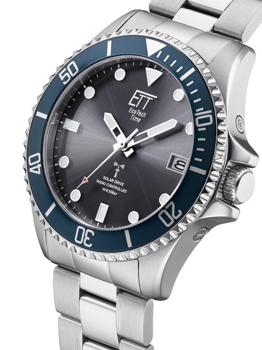 orologio uomo ETT EGS-11605-35M Professional Solar Radio Controlled Mens Watch 44mm 20ATM