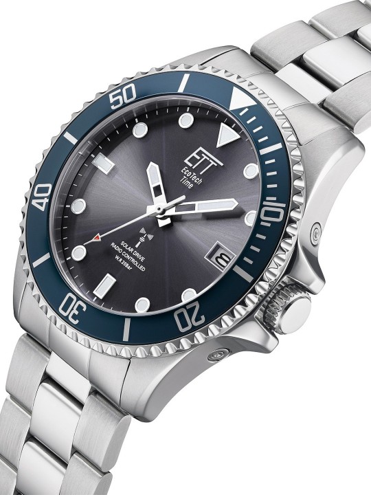 orologio uomo ETT EGS-11605-35M Professional Solar Radio Controlled Mens Watch 44mm 20ATM