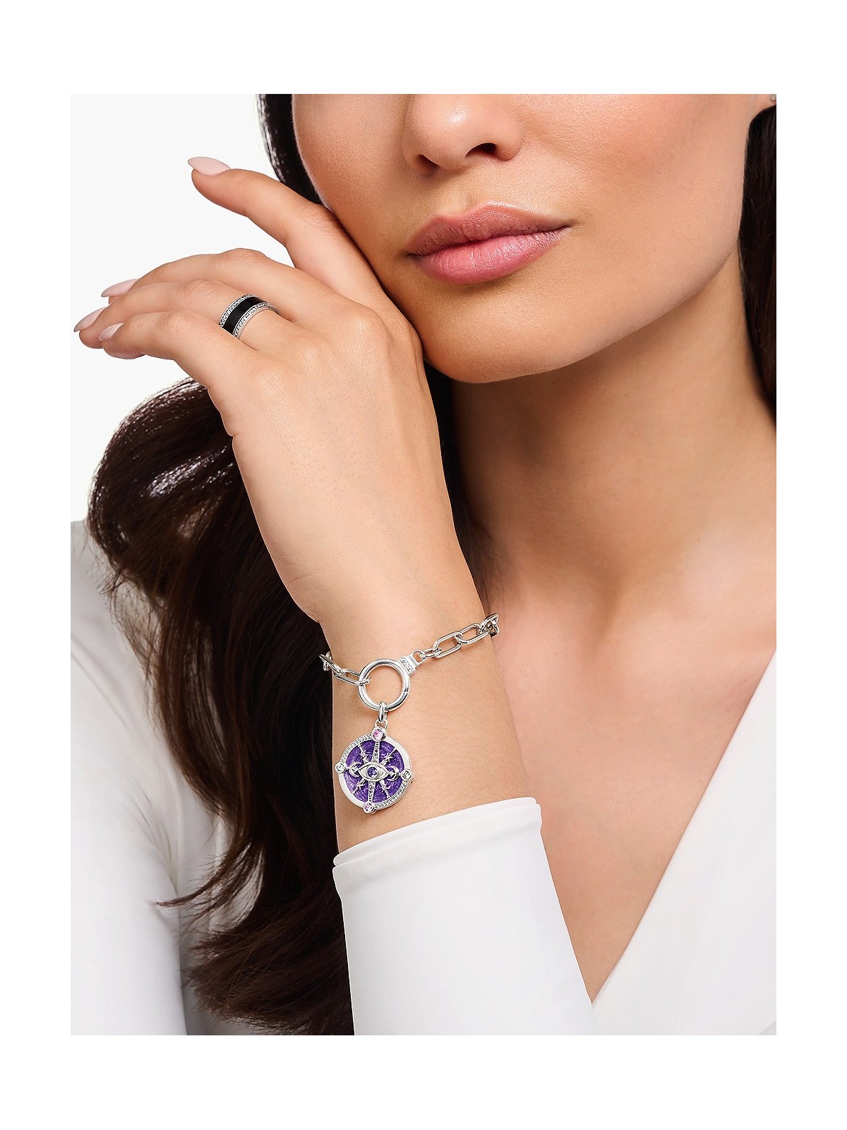 ciondolo Thomas Sabo PE956-473-13 Pendant eye with cosmic details