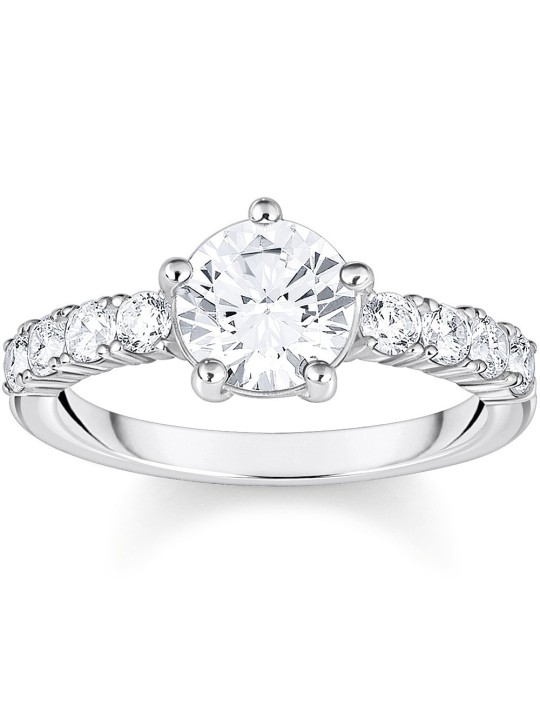 anello donna Thomas Sabo solitaire ring  TR2440-051-14-54 Gr. 54