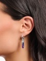 orecchini donna Thomas Sabo Creole with imitation amethyst CR722-643-13