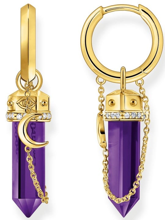 orecchini donna Thomas Sabo Creole with imitation amethyst CR722-414-13