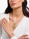 collana donna Thomas Sabo KE2192-414-14 Ladies link necklace with two ring clasps, adjustable