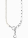collana donna Thomas Sabo KE2193-167-14 Ladies necklace freshwater pearls & link chain, adjustable