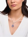 collana donna Thomas Sabo KE2193-167-14 Ladies necklace freshwater pearls & link chain, adjustable