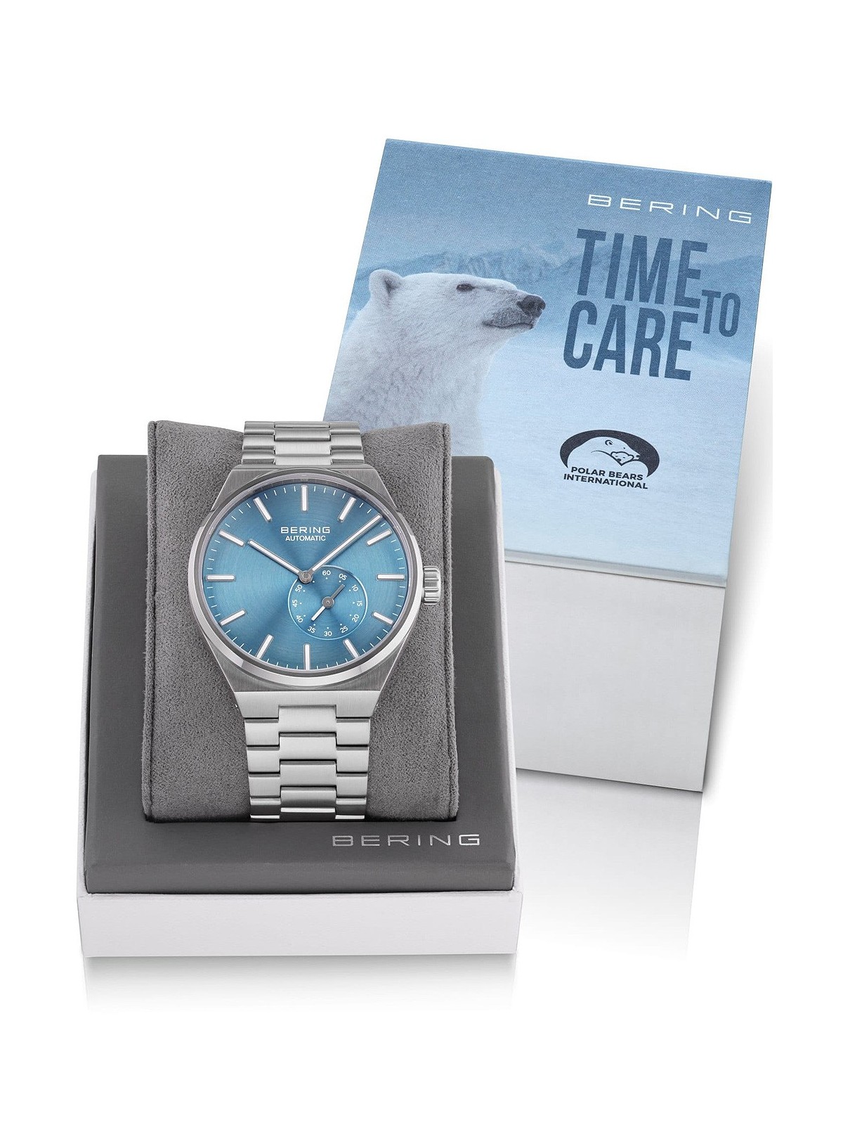 orologio uomo Bering 19441-CHARITY men's watch Charity Automatic 41mm 10ATM
