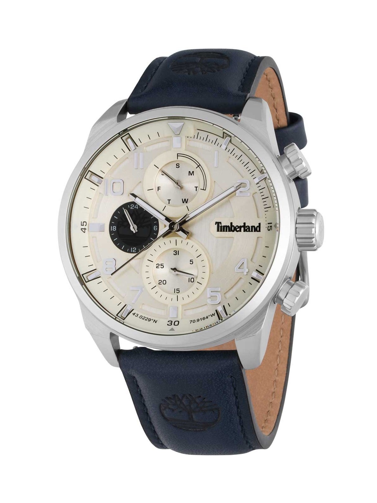 orologio uomo Timberland TDWGF2201105 Henniker II men's watch 47mm 5ATM