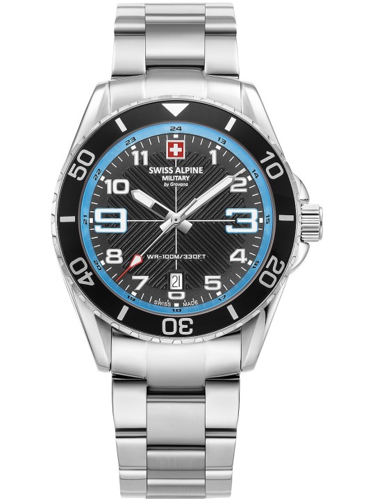 orologio uomo Swiss Alpine Military 7029.1131 Raptor Mens Watch 42mm 10ATM