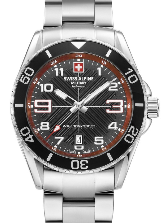 orologio uomo Swiss Alpine Military 7029.1136 Raptor Mens Watch 42mm 10ATM