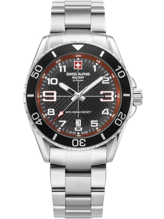 orologio uomo Swiss Alpine Military 7029.1136 Raptor Mens Watch 42mm 10ATM