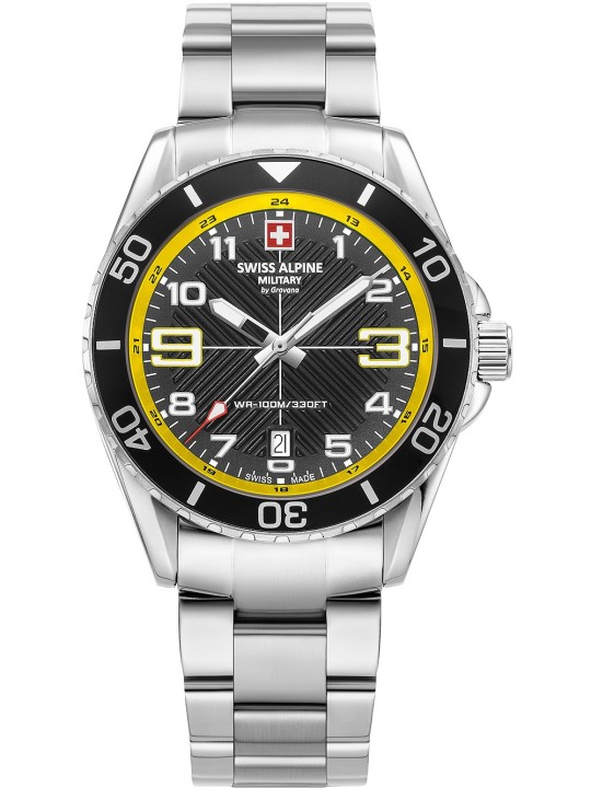 orologio uomo Swiss Alpine Military 7029.1138 Raptor Mens Watch 42mm 10ATM