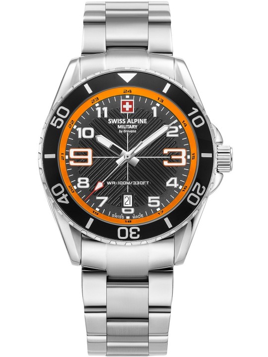 orologio uomo Swiss Alpine Military 7029.1139 Raptor Mens Watch 42mm 10ATM
