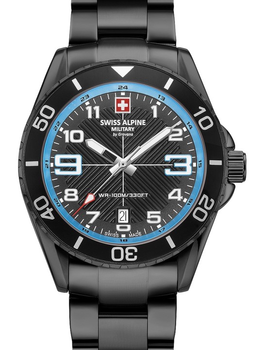 orologio uomo Swiss Alpine Military 7029.1171 Raptor Mens Watch 42mm 10ATM