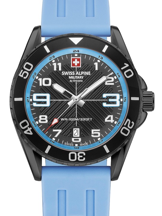 orologio uomo Swiss Alpine Military 7029.1871 Raptor Mens Watch 42mm 10ATM