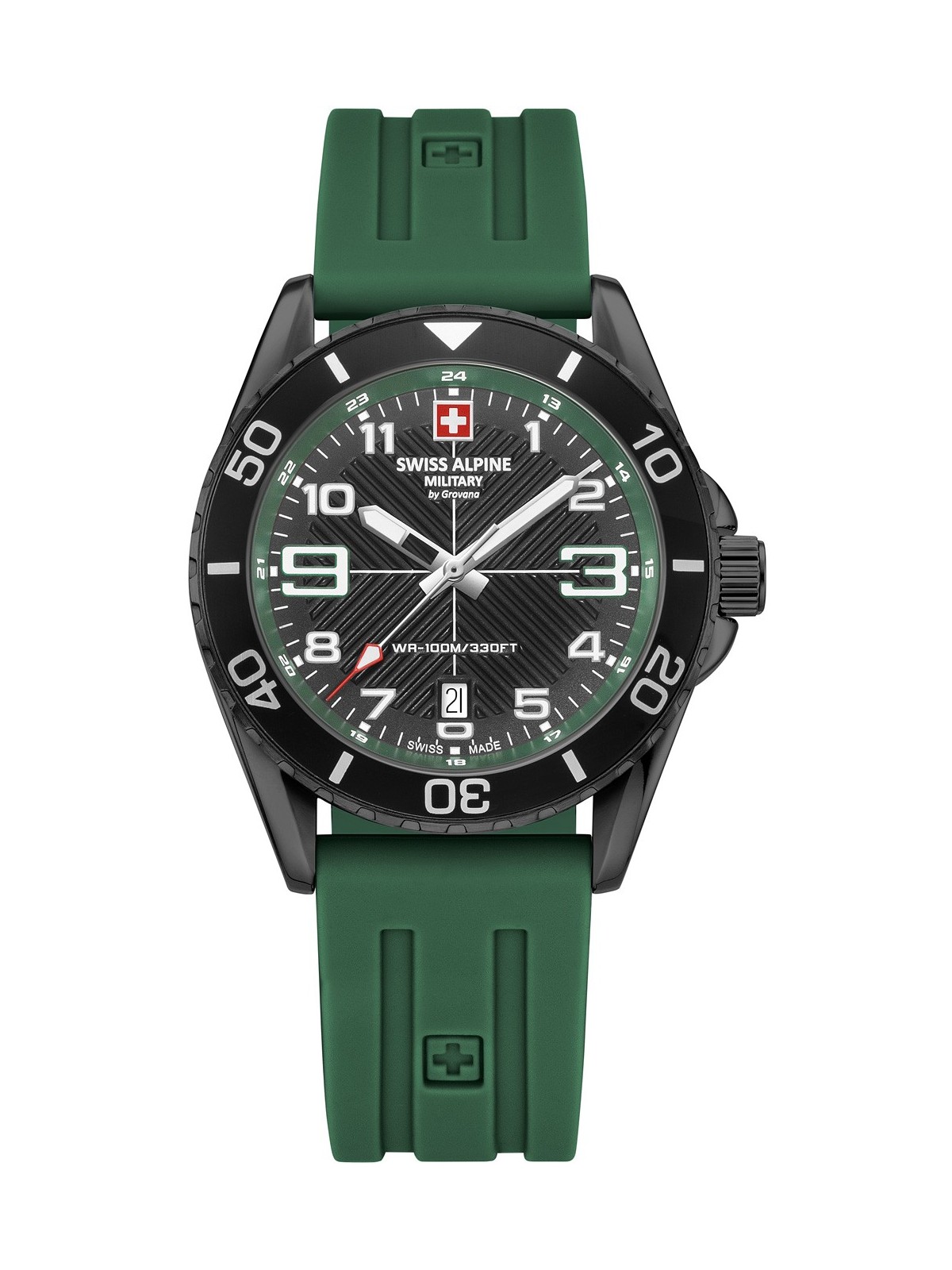 orologio uomo Swiss Alpine Military 7029.1874 Raptor Mens Watch 42mm 10ATM