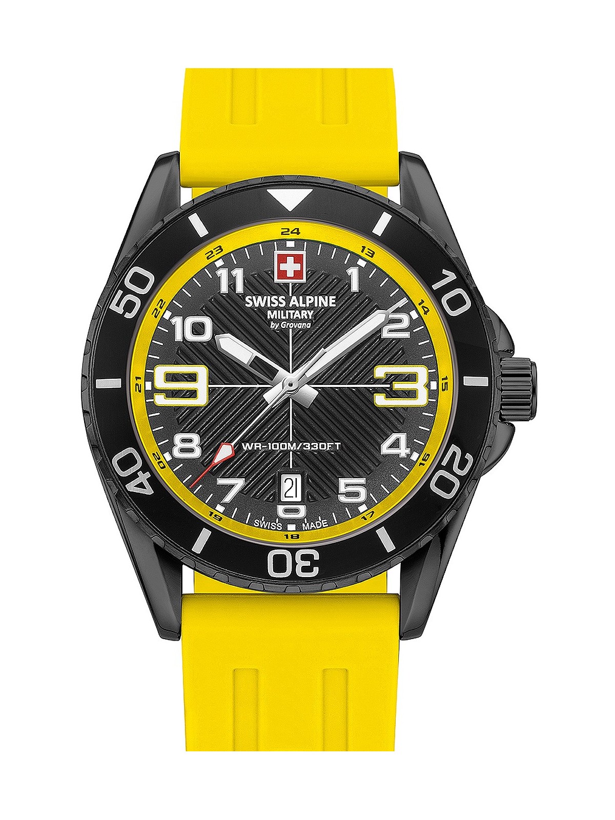 orologio uomo Swiss Alpine Military 7029.1878 Raptor Mens Watch 42mm 10ATM