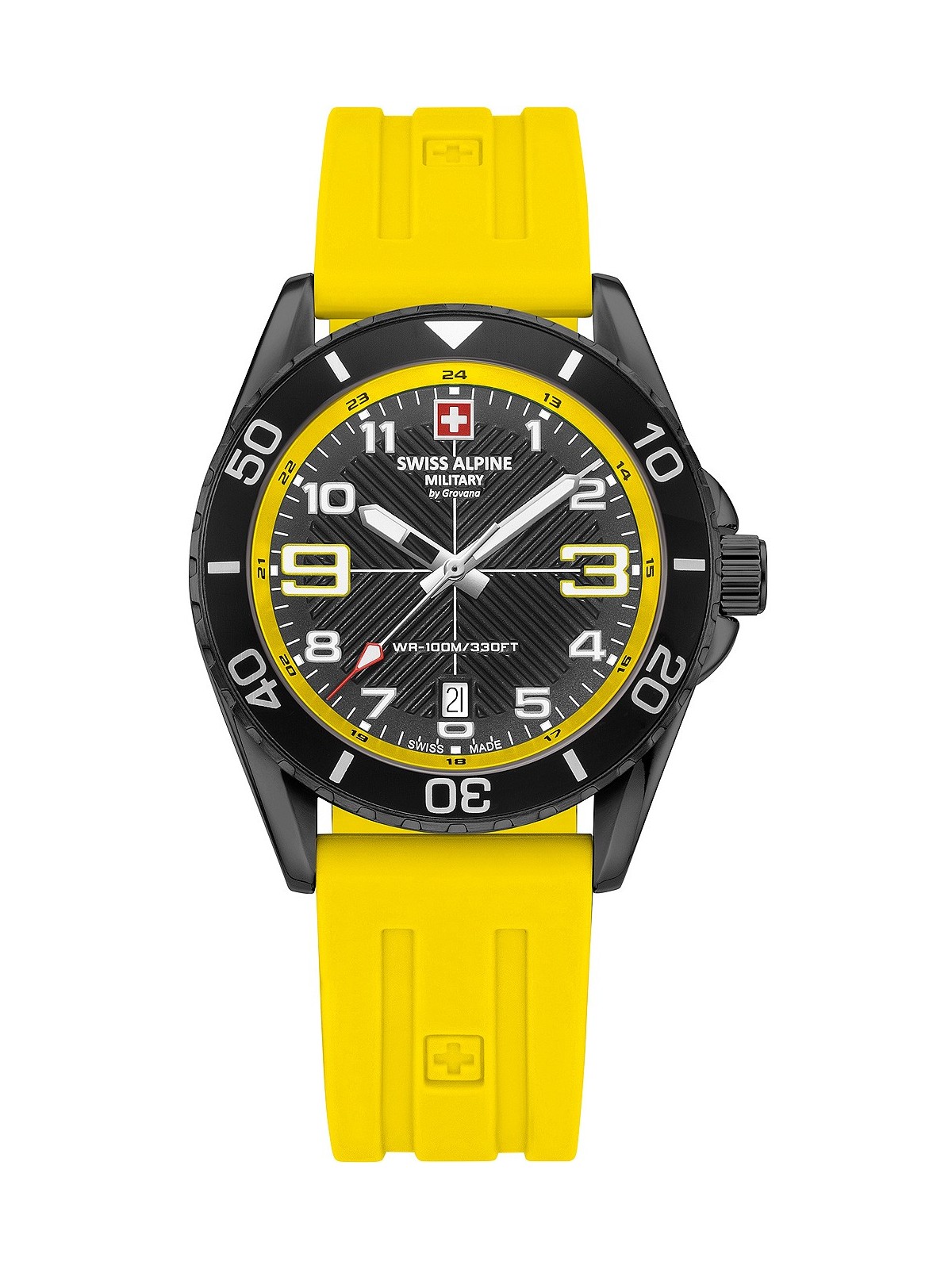 orologio uomo Swiss Alpine Military 7029.1878 Raptor Mens Watch 42mm 10ATM