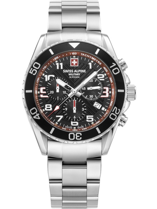 orologio uomo Swiss Alpine Military 7029.9136 Raptor Chronograph Mens Watch 42mm