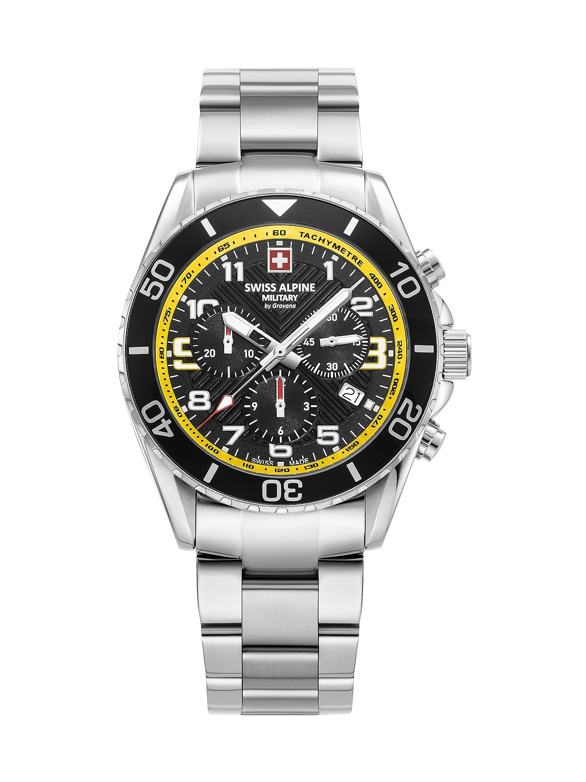 orologio uomo Swiss Alpine Military 7029.9138 Raptor Chronograph Mens Watch 42mm
