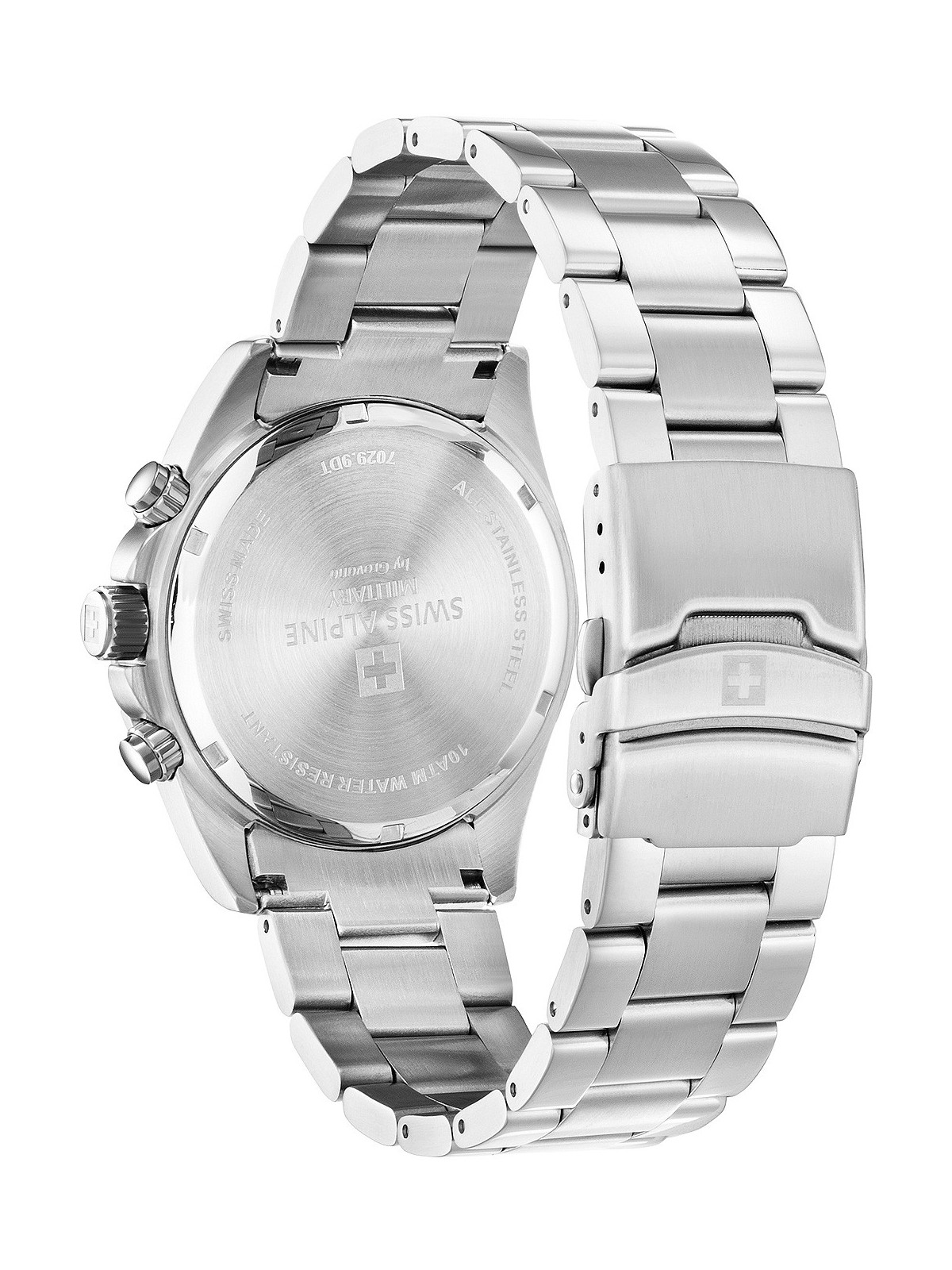 orologio uomo Swiss Alpine Military 7029.9139 Raptor Chronograph Mens Watch 42mm