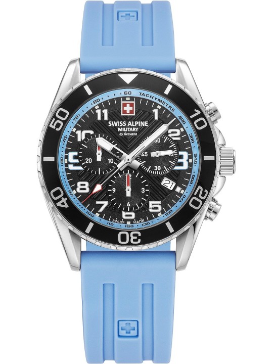 orologio uomo Swiss Alpine Military 7029.9831 Raptor Chronograph Mens Watch 42mm