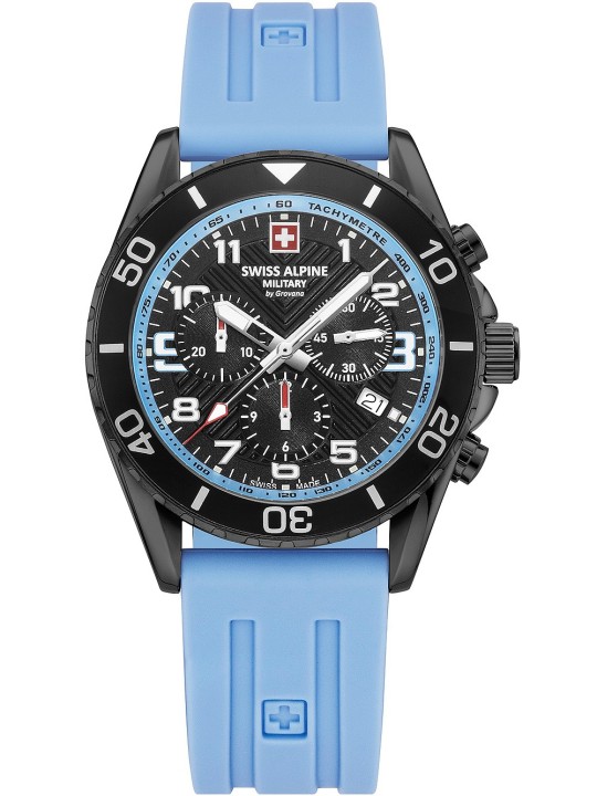 orologio uomo Swiss Alpine Military 7029.9871 Raptor Chronograph Mens Watch 42mm