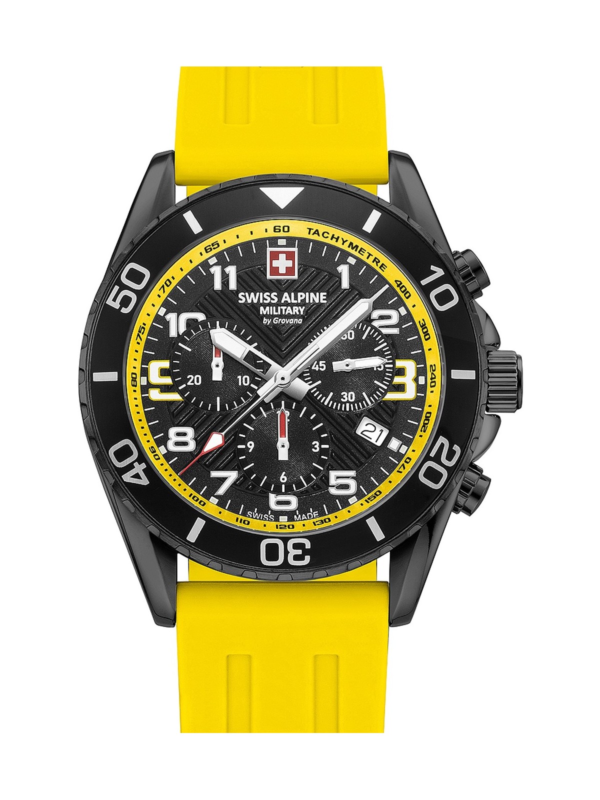 orologio uomo Swiss Alpine Military 7029.9878 Raptor Chronograph Mens Watch 42mm