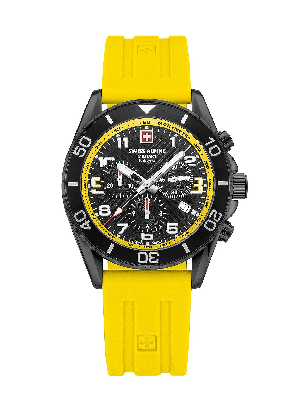orologio uomo Swiss Alpine Military 7029.9878 Raptor Chronograph Mens Watch 42mm